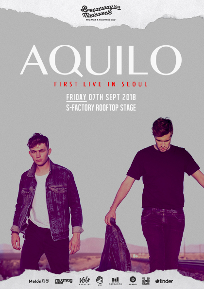 <b>Breezeway Music Weeks</b> 2018 ＃Day－18［On The Rooftop Live – Aquilo First Live In Seoul］