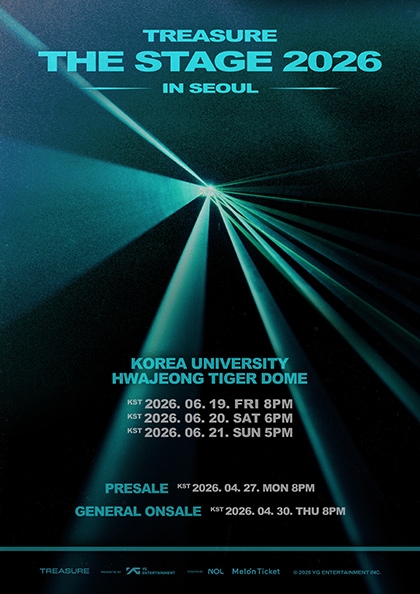TREASURE THE STAGE 2026 IN SEOUL 포스터